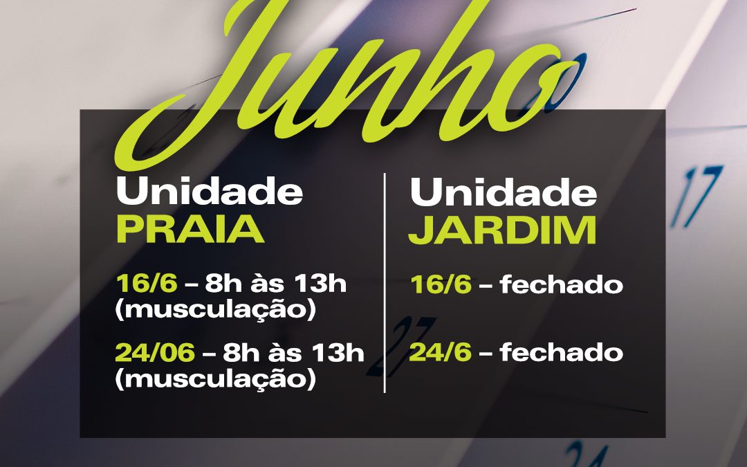 Feriados de Junho
