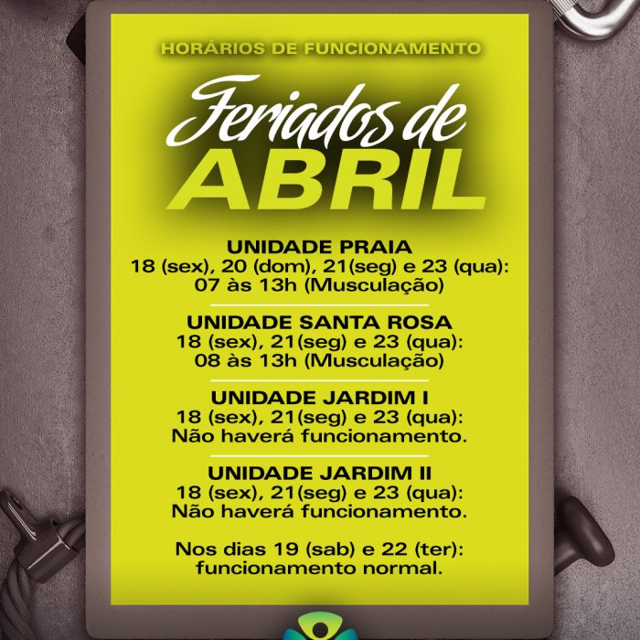 Feriados de Abril