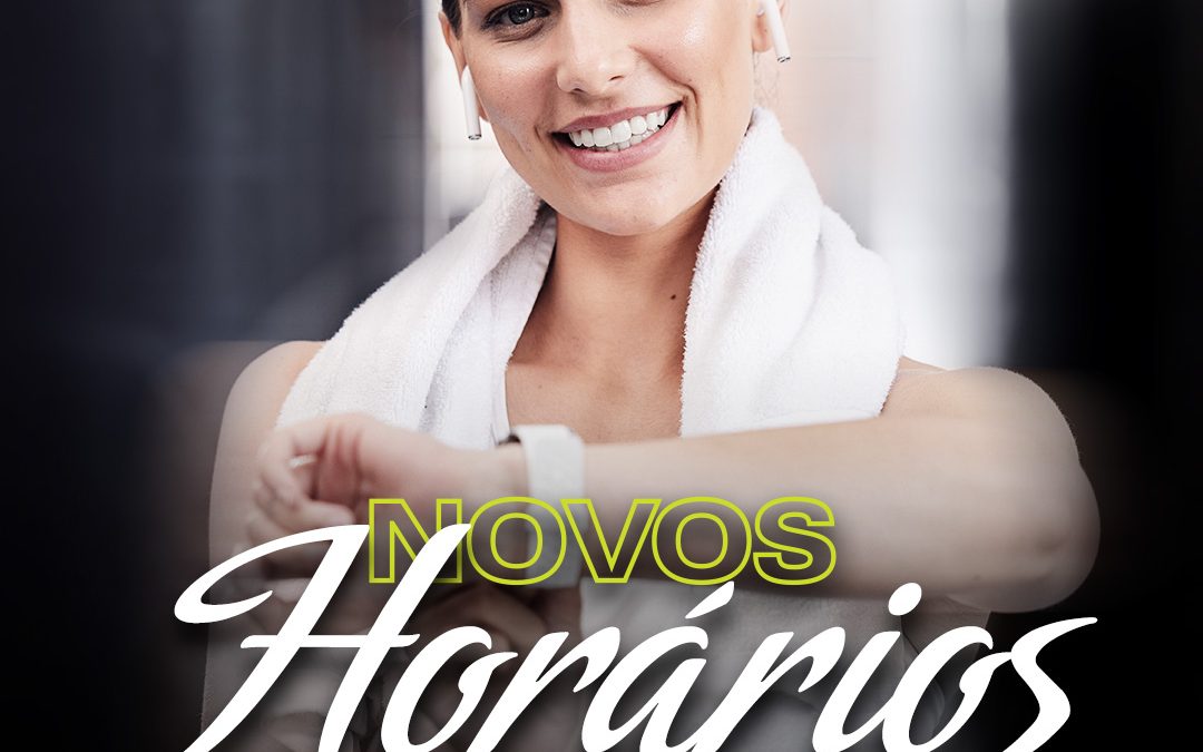 Novos horários de funcionamento